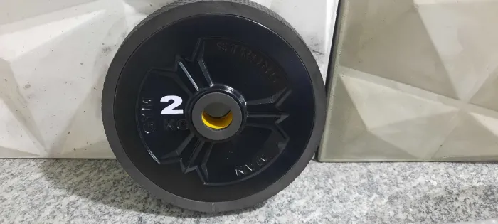 Anilhas em concreto emborrachado