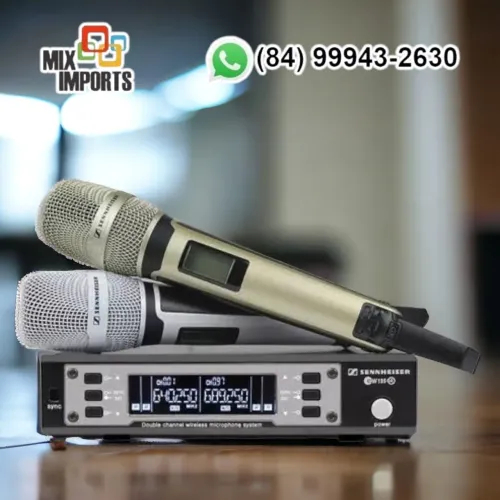 Microfone sem fio Sennheiser Duplo Profissional