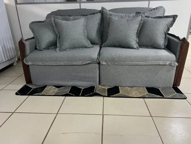 Sofá Cama Retrátil e Reclinável 2,00m DIVIDIMOS EM ATE 10 X SEM JUROS 