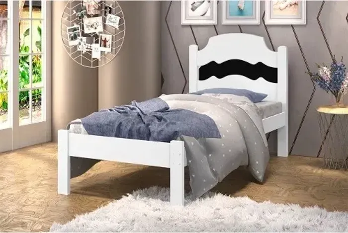 Cama Solteiro Iris   Pronta Entrega 