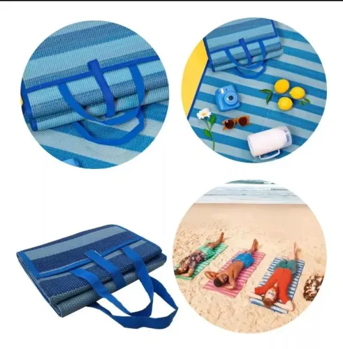Tapete de Praia dobrável para Camping e Picnic