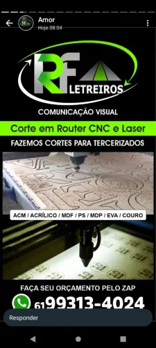 Serviço de corte Router CNC
