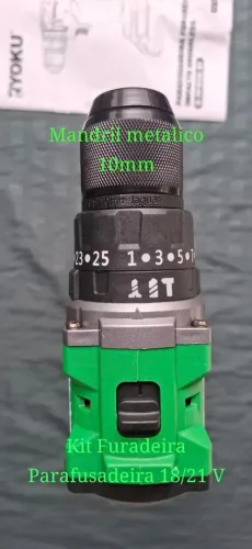 KIT FURADEIRA PARAFUSADEIRA 18V / 21V