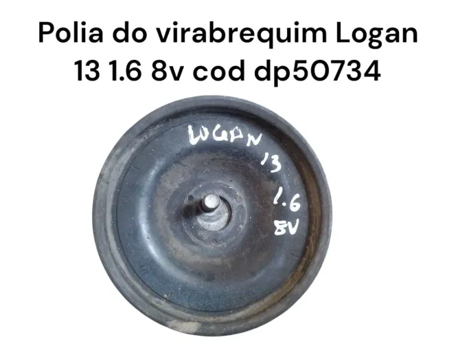 Polia do virabrequim Logan 1.6 8v
