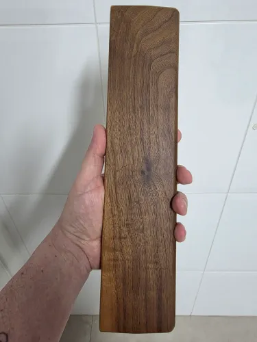 Apoio de Pulso Madeira Premium Teclado TKL