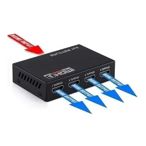 Splitter Divisor Switch Hdmi 1x4 2x1 Full Hd 3d 1080p