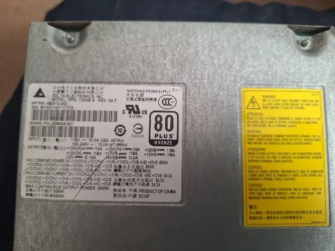 Fonte atx delta eletronics DPS 725AB