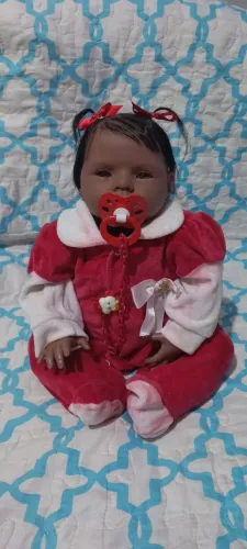 Boneca Reborn Negra Kit Abgail 