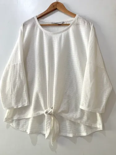 Blusa Feminina Branca A|K Casual Riachuelo tamanho GG