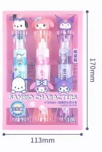 Marca texto dupla ponta sanrio LER ANÚNCIO