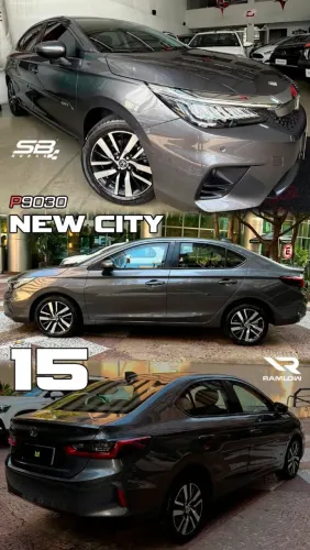 Roda Honda New City aro 15 preta com diamantado 4x100 novas