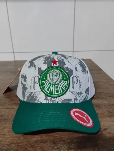 Boné Palmeiras verde e branco - Produto Novo