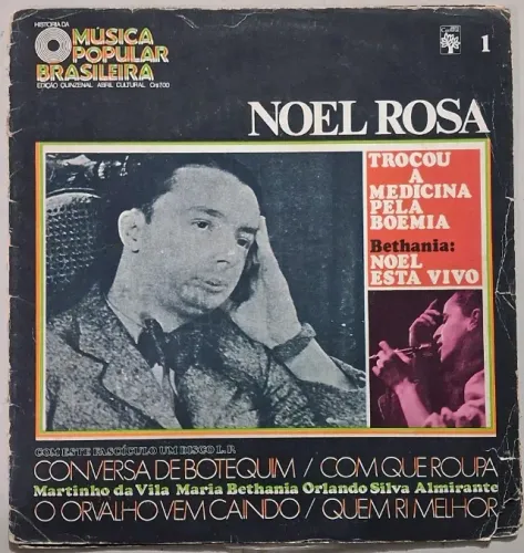 Lp Vinil Noel Rosa 1 - Música Popular Brasileira - 1970