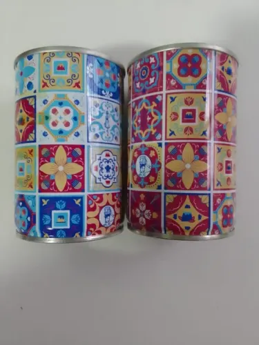 Latinhas Decorativas Modernas Jogo De 2 Beleza Para Sua Cozinha