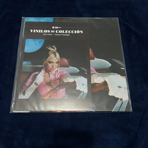 Dua Lipa vinil future nostalgia argentino com revista 