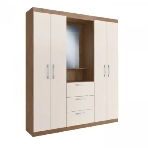 Guarda-Roupa Moderno com Espelho