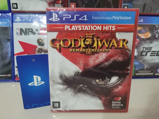 God of War 3 Remasterizado PS4 - CD Original Mídia Física (LACRADO)