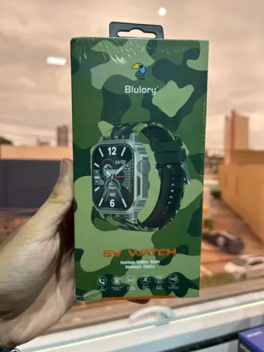 Smartwatch SV Watch - Estilo Militar - Tela Touchscreen
