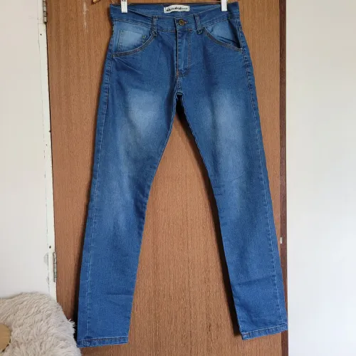 Calça masculina adulto jeans - Tamanho 36