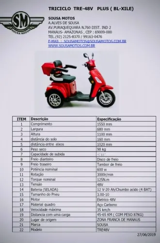 Triciclo Eletrico