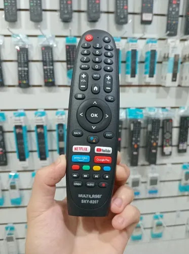 Controle para TV Multilaser smart - vai com pilha (fazemos entregas)