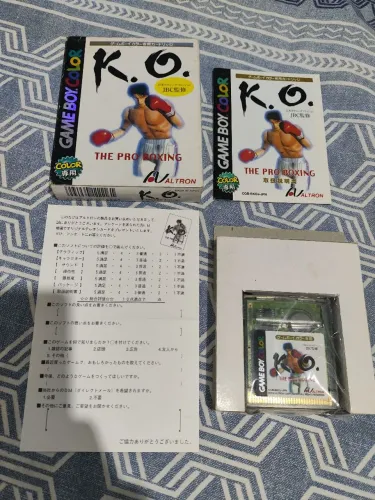 Jogo Game Boy Color CIB - K.O The Pro Boxing