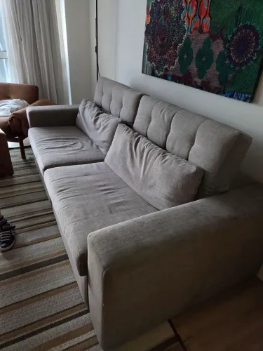 Sofá rebatível reclinável