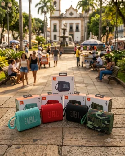 Caixa de som Bluetooth - potência de som e áudio - entrega rápida