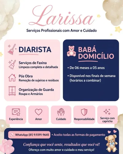 Diarista / babá