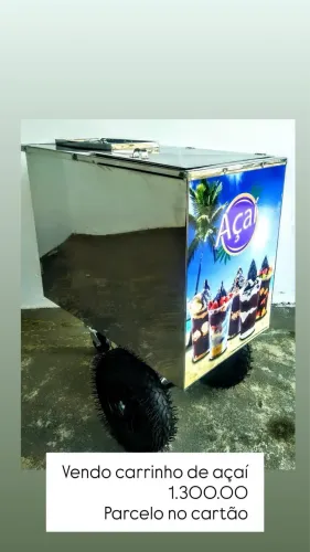 Carrinho de açaí