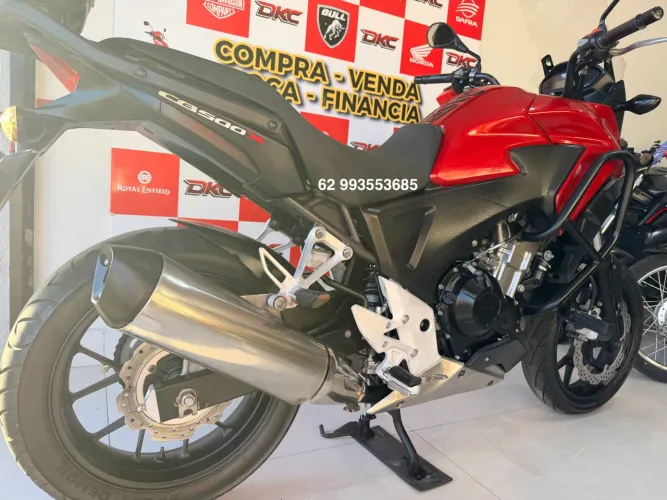 CB500x impecável toda original financia troca cartao