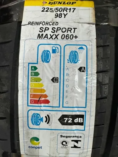 Pneu Novo 225/50r17 Dunlop Sport MAXX 060+