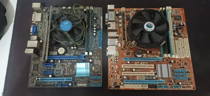 lote de placas-mãe usadas e funcionando