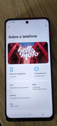 Motorola G15 256Gb garantia do fabricante até 11/02/2027