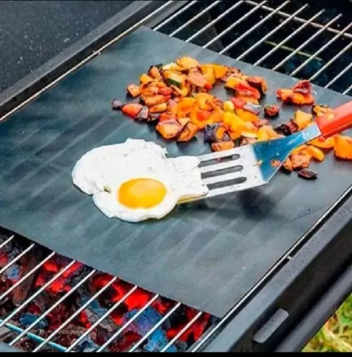 Kit 3 Manta grill antiaderente Teflon churrasqueira casita