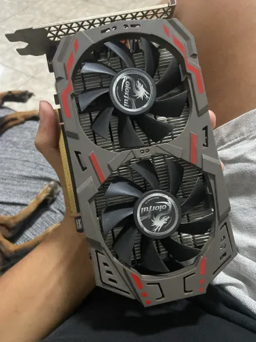 Placa de Vídeo GTX 1050 Ti 4GB - Colorful (Dual Fan)