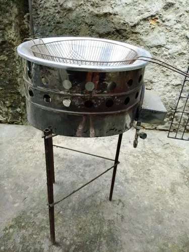 Batateira com o pé 