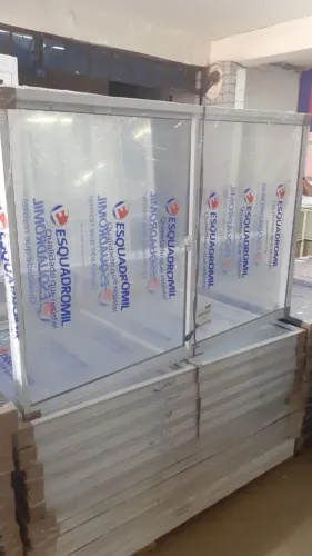 janela de alumínio branca 2 folhas com vidros 1,50x1,00 499,90 a vista