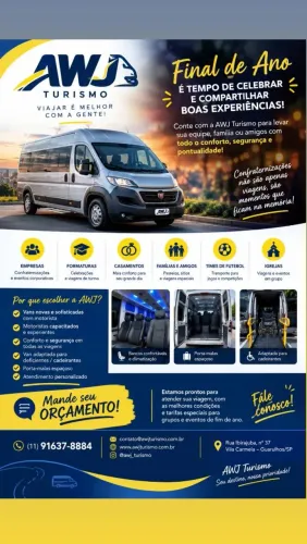 Aluguel de van com motorista em guarulhos
