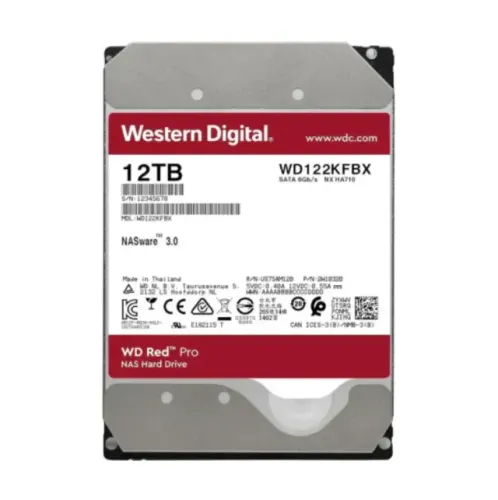 4 peças 12TB RED PRO NAS 7200 RPM 256 MB KFBX