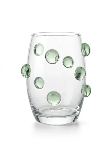 Copo Bolha 475ml | Gema de Vidro Verde Água
