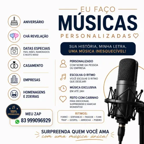 musicas pernonalizadas