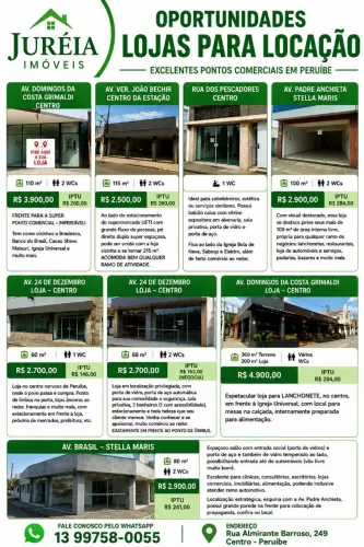 Serviços de locação comerciais em Peruíbe
