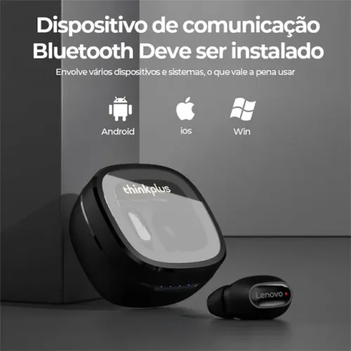 Lenovo XT62 Fone De Ouvido Original - Novo Lacrado - Enviamos - Aceitamos Cartões