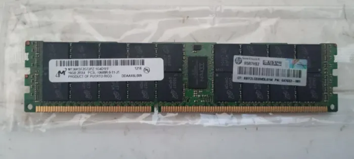 Memoria Ram Ddr3 Ecc 16g Pra servidor Xeon