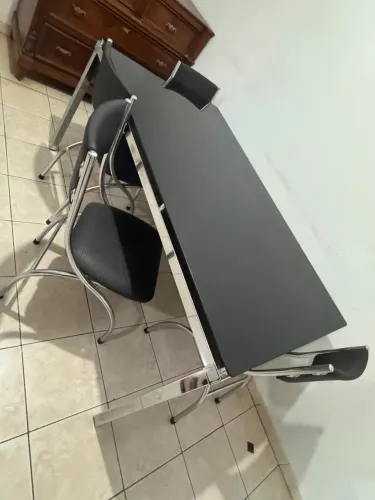 Mesa de vidro 6 lugares