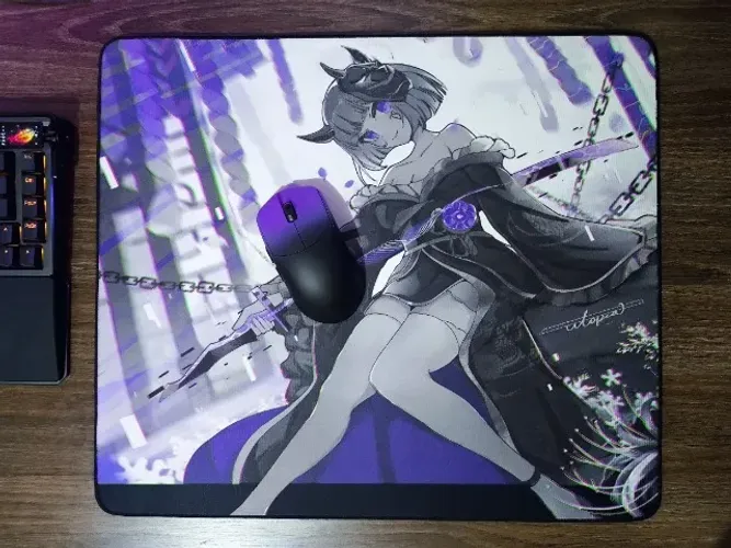 Mousepad Utopia Black Blade V4 490mm x 420mm Control