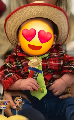 Roupinha caipira bebê 