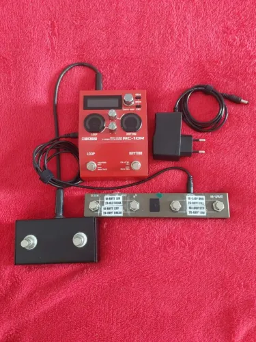 Boss RC-10R + MIDI Chocolate Plus + Footswitch (Setup Completo)