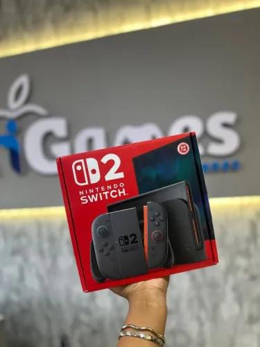 Nintendo Switch 2 Novo + 1 Ano de Garantia Loja Física iGames | Promoção iGames Day